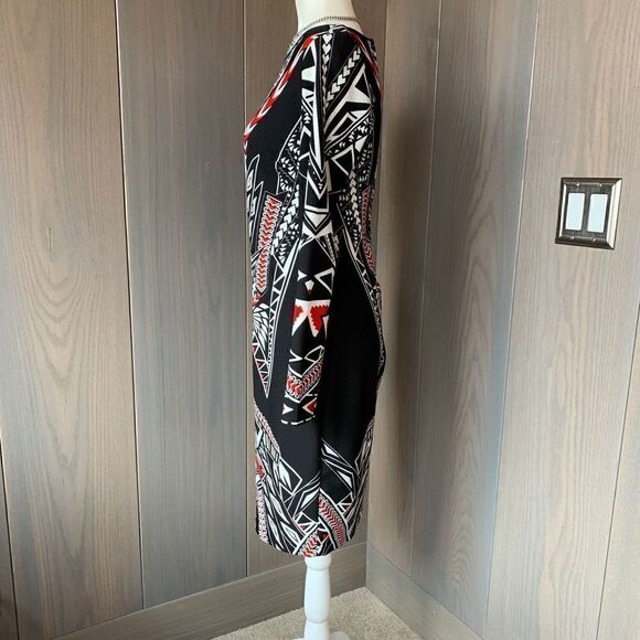 BISOU BISOU Dress Polynesian Print 8 - Picture 6 of 12